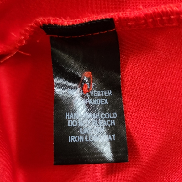 Lulu's Dress Womens M Red You Can't Ruche Love Ruched Bodycon Halter NEW - Picture 9 of 9